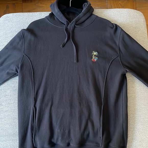 Barney Cools Black Island Hoodie, size M - Picture 2 of 3